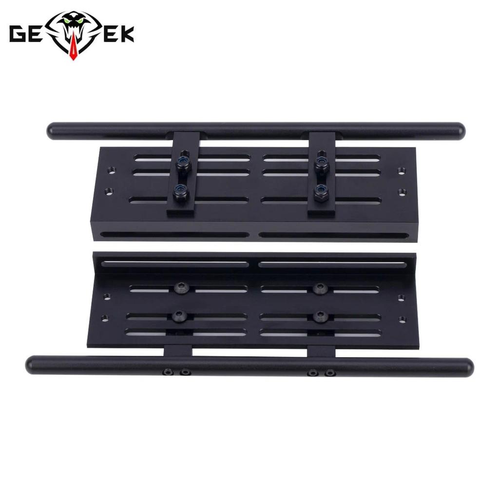 Pelat Pelindung Samping Aluminium yang Dapat Disesuaikan untuk Mobil RC Crawler 1/8 1/10 SCX10 II 90