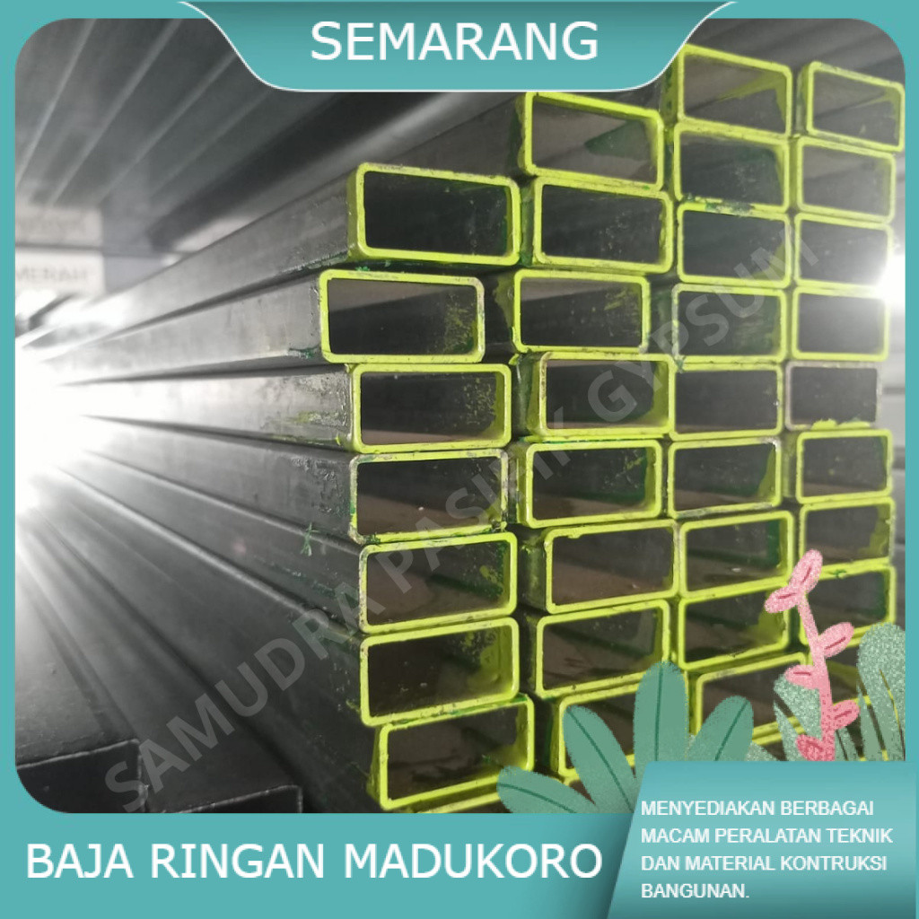 HOLLOW GALVANIS 2X4 TEBAL 2MM HOLLOW GALVANIS 6M 20X40 2MM