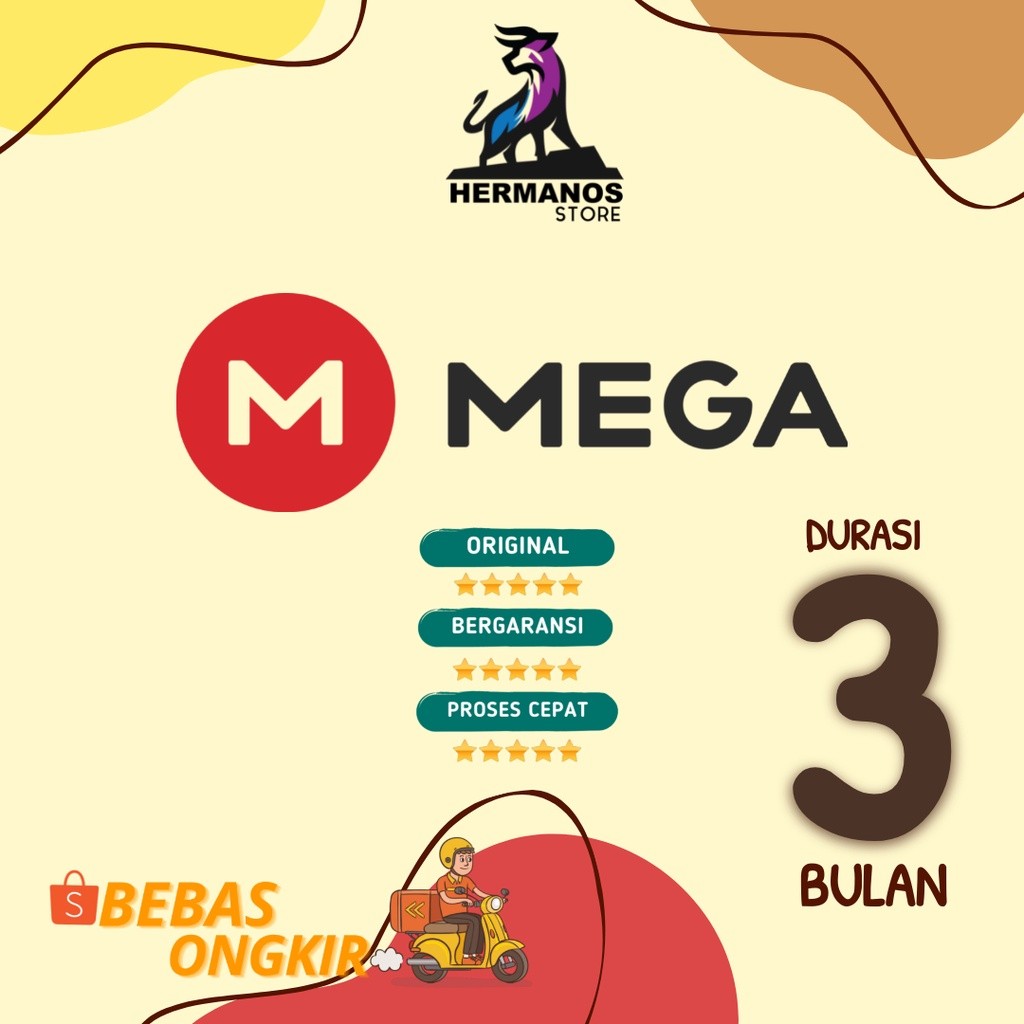 Mega.nz Mega.co.nz Mega Pro LITE Pro 1 Premium 3 bulan Promo (siap pakai)