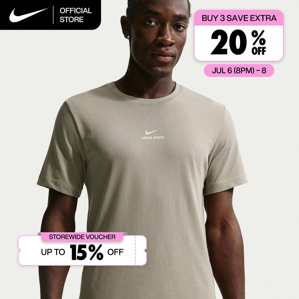 Nike Pro Dri-FIT Men's T-Shirt - Light Army [IH1948-320]