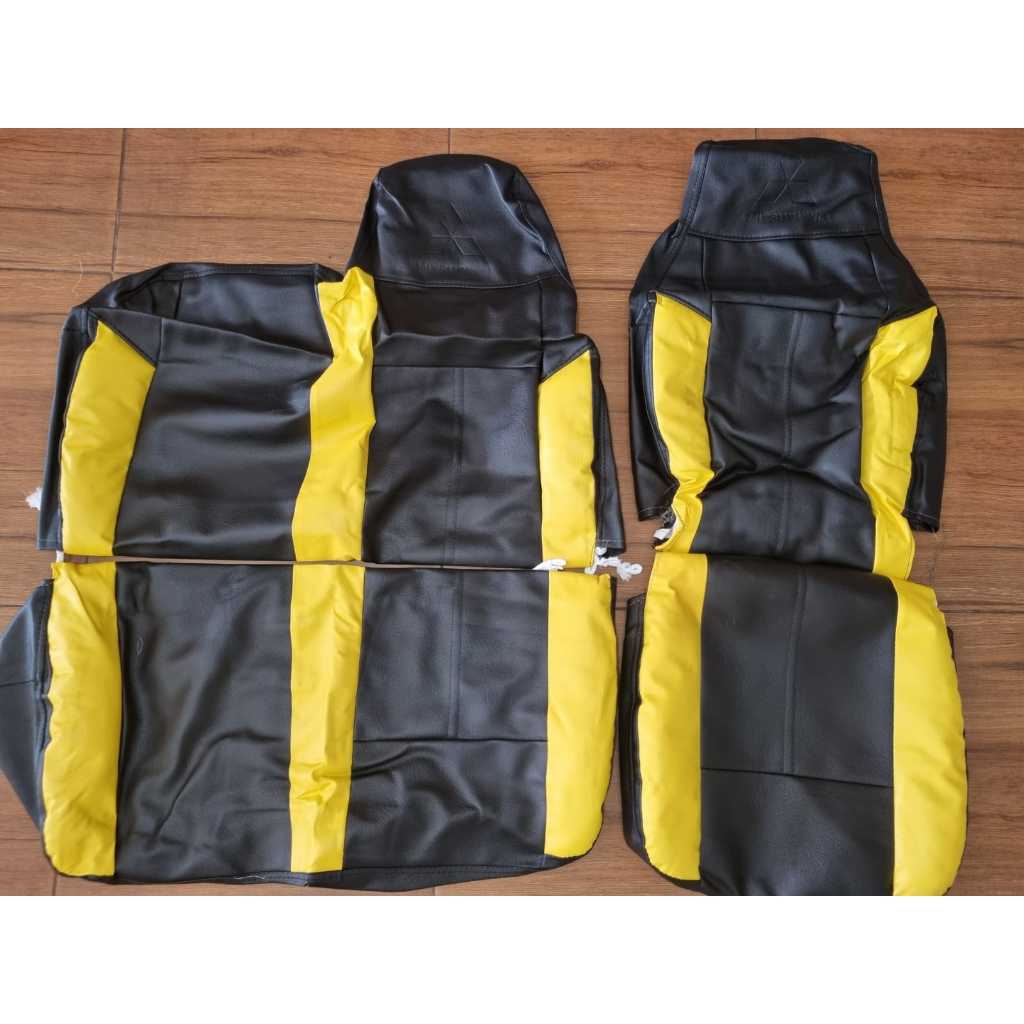 Sarung Jok/ Cover Jok Truk Canter HDX Warna Hitam Kuning & Merah Merk Mitsubishi Asli - WP AUTOPART