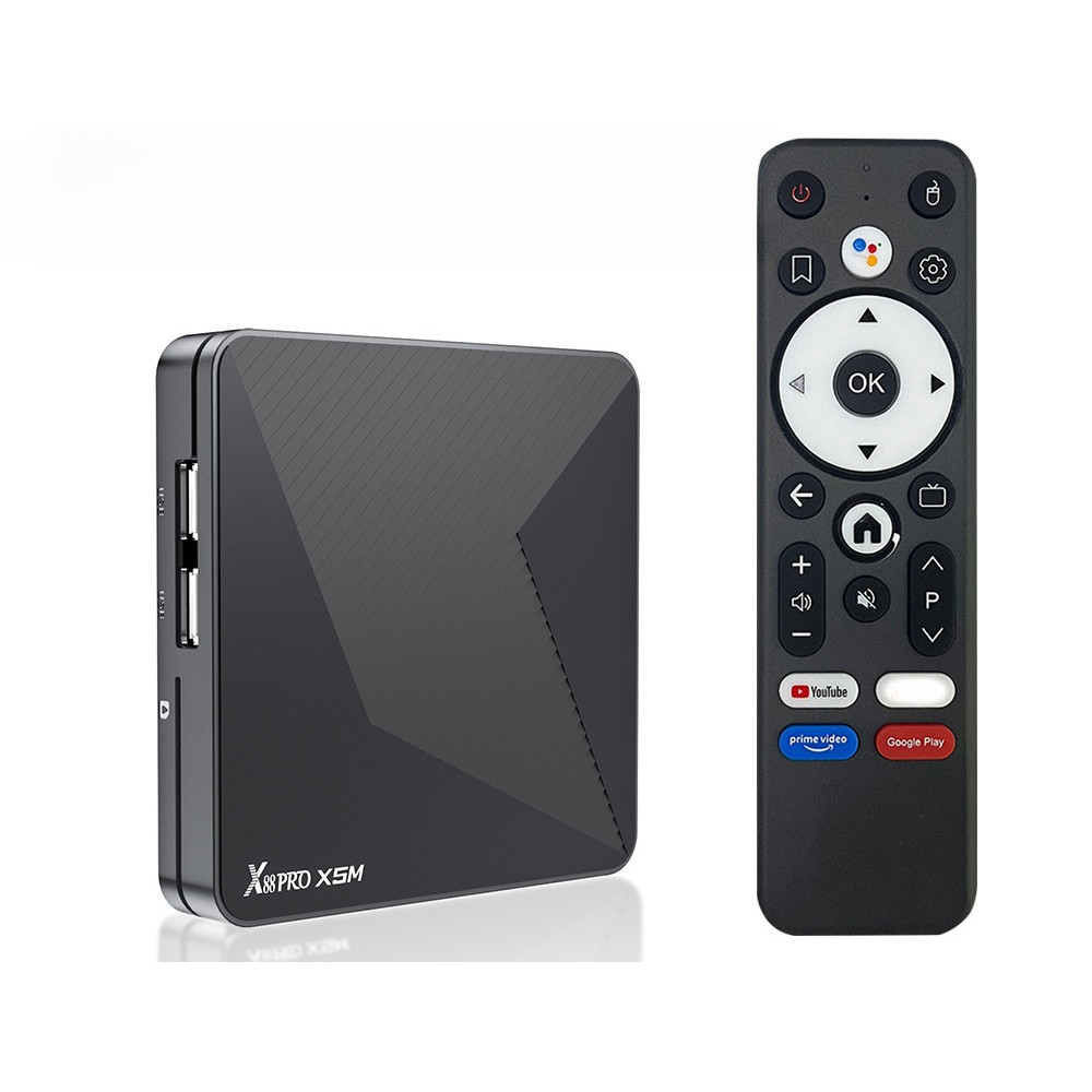 X88 Pro X5M TV Box Android14 Amlogic S905X5M(S905A) 2.0GHz 64-bit Quad-core Cortex-A55 Support 4K HD