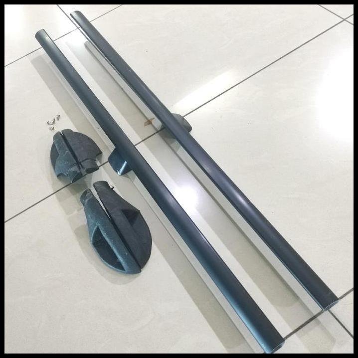 DISKON ROOF RAIL UNIVERSAL MOBIL AGYA AYLA CITY CAR ROOFRAIL SPORTY HITAM !!!!!!!