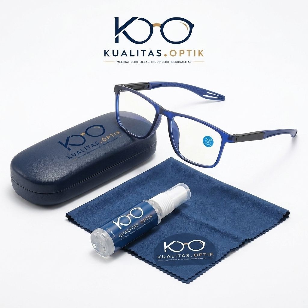 Kacamata Baca Lensa Plus Auto Focus Anti Radiasi Sport Glasses Pria Wanita Premium Original