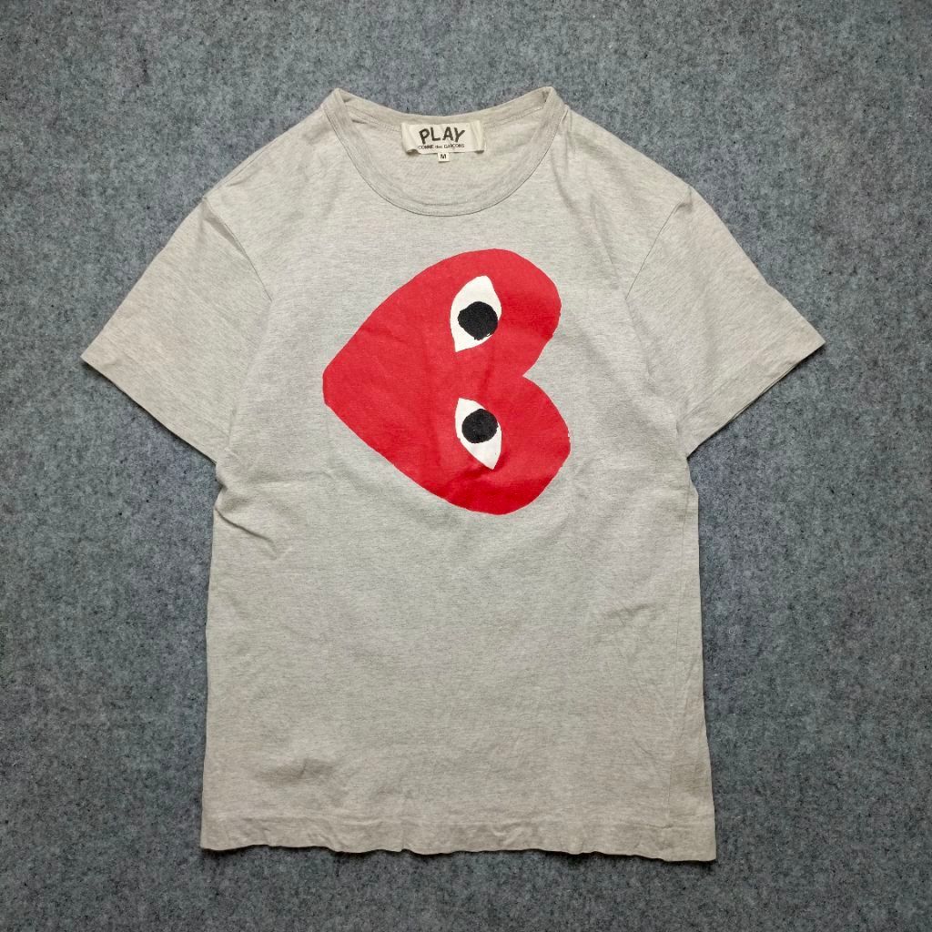 Kaos PLAY CDG Red Side Heart Second