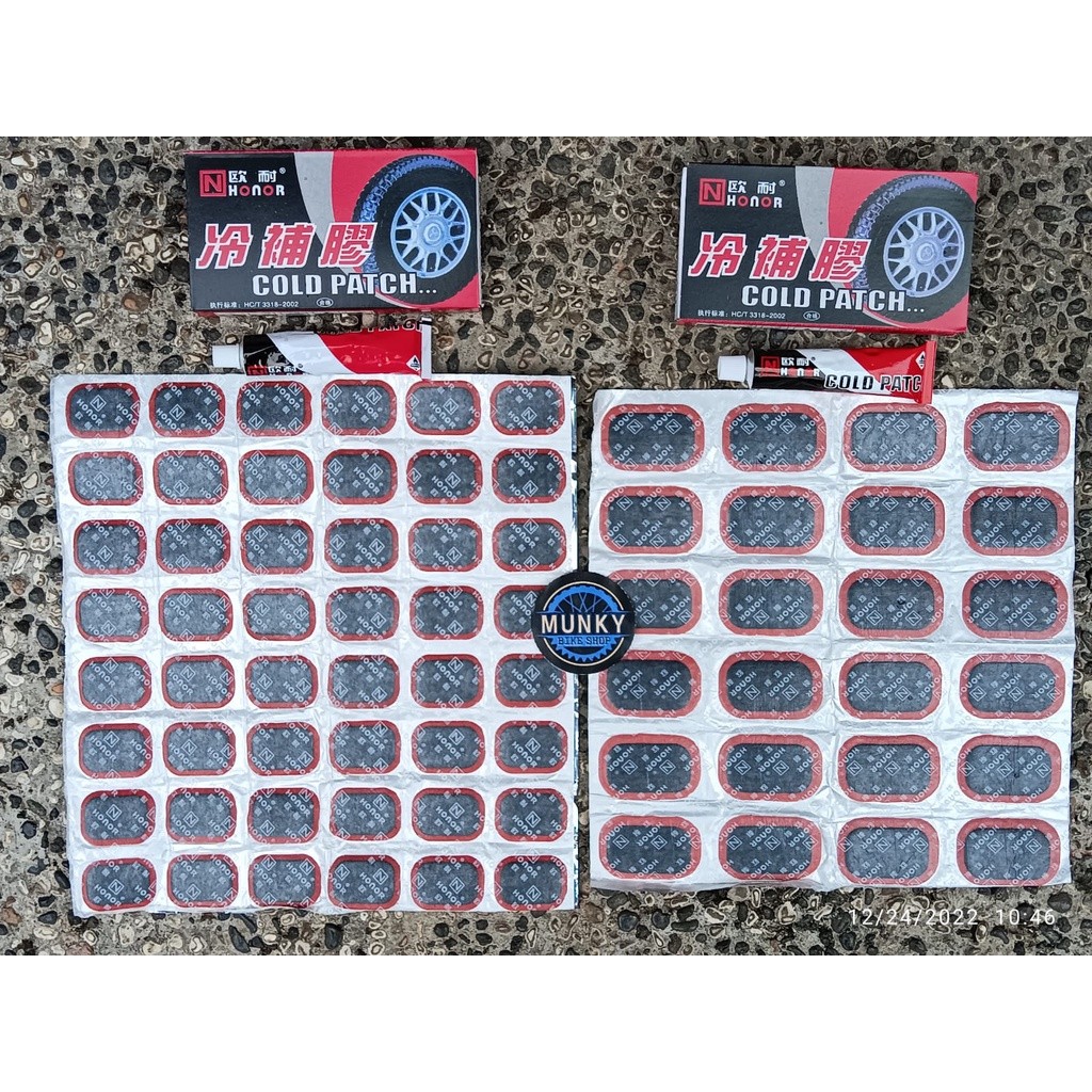 Foto Lem Tambal ban tip top cold patch M48 / L24 sepeda atau motor