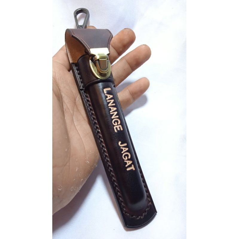 TINATAH Sarung Kulit Pipa Once GG Untuk Custom Nama