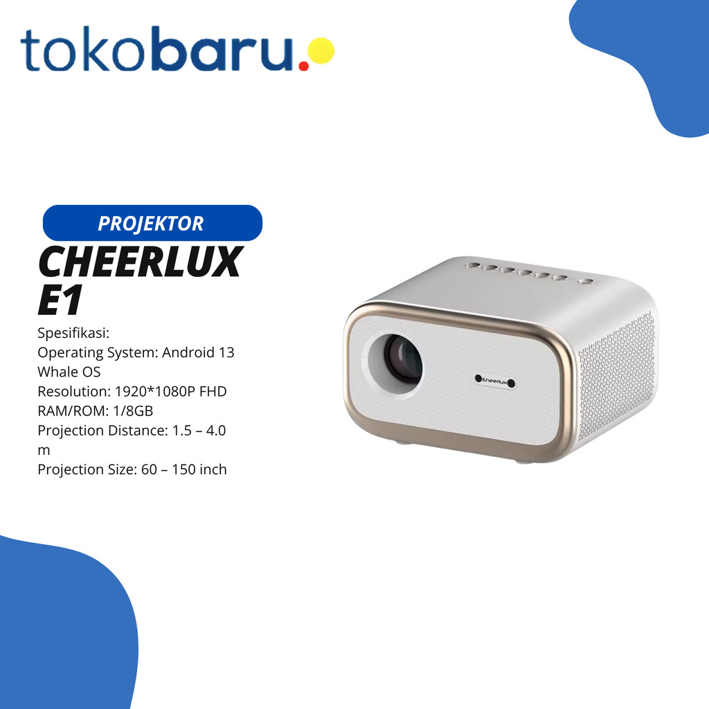 CHEERLUX MINI LED PROJECTOR E1 ANDROID