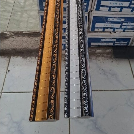 List Figura PVC Tembok figura PVC Panjang 4M Bingkai PVC Pigura