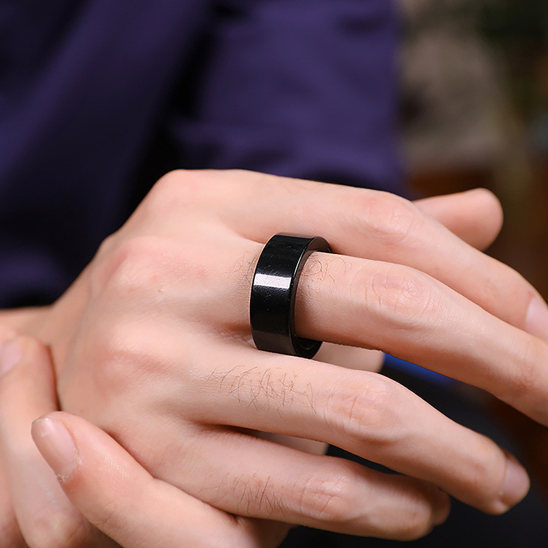 Natural Batu giok, cincin giok tinta, cincin pria dan wanita, cincin giok.