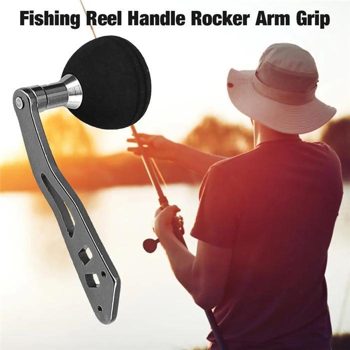Power Single Handle Reel BC EVA Handle Jigging Baitcasting, Perbaikan DIY Handle Reel Memancing Bait