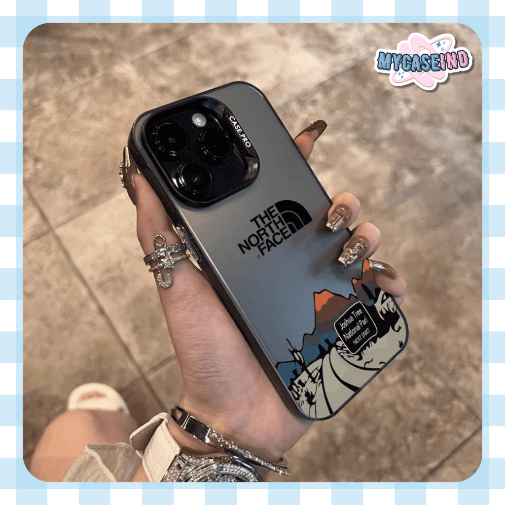 [MYCASEIND] N*rth face Printing Cool case realme 11 c67 9 8 4g pro 5g 9i a76 a36 4g c12 c25 c15 c20 