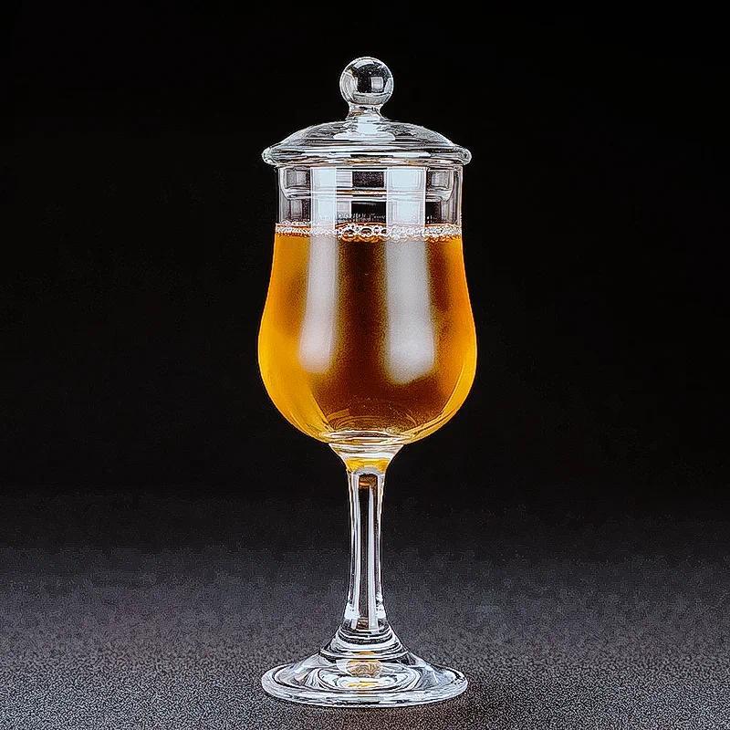 Best Scottish Whiskey Tasting Cup Goblet Tulips Shaped Crystal Whisky Flavor Glasses Sommelier Speci
