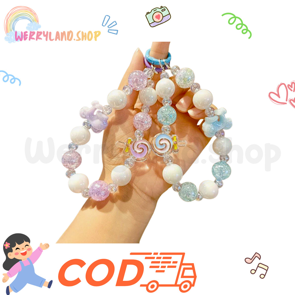 WLD PREMIUM Lollypop Aksesoris Tas Imut/ Aksesories Untuk Motor Mobil Gantungan HP Cute