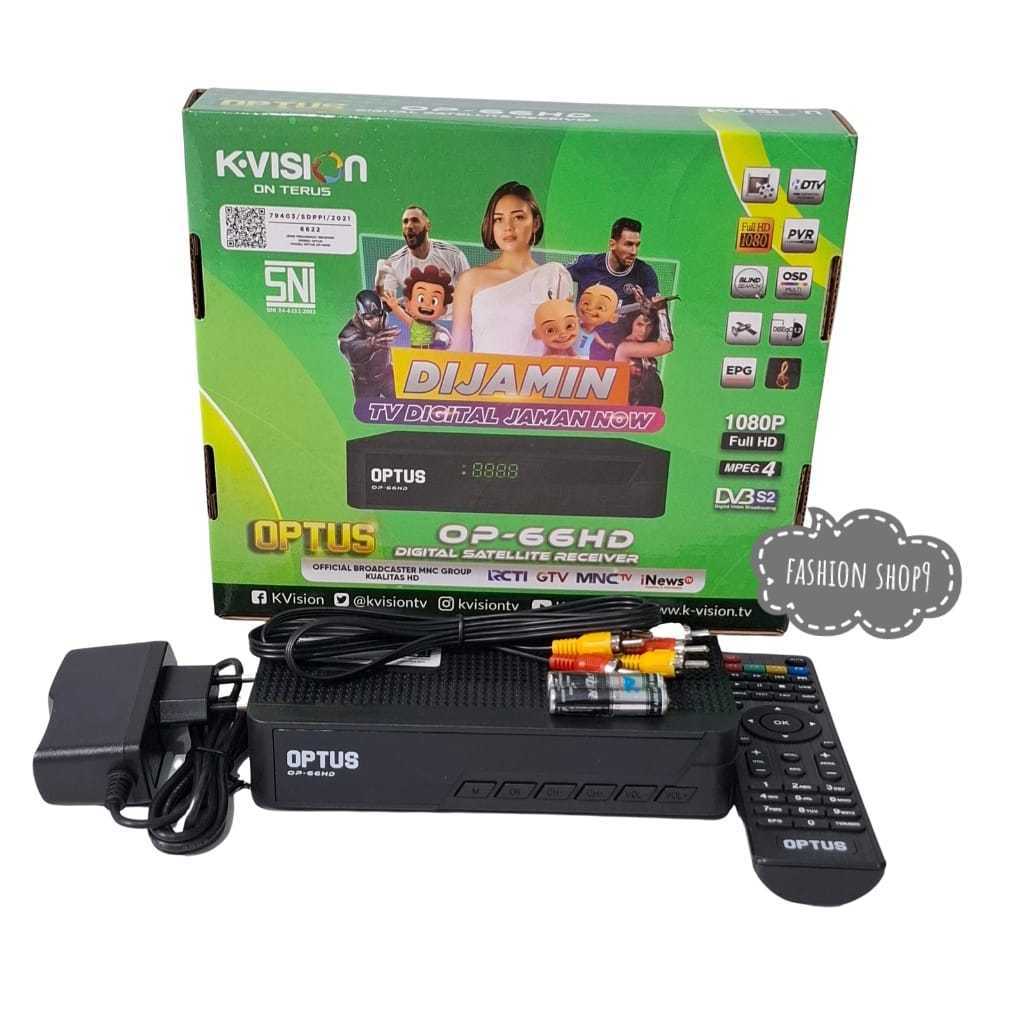 promo spesial Receiver Optus 66Hd Kvision