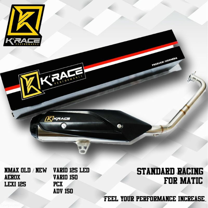 knalpot Krace ADV 150 Standar racing / Knalpot ADV 150 Krace standar racing