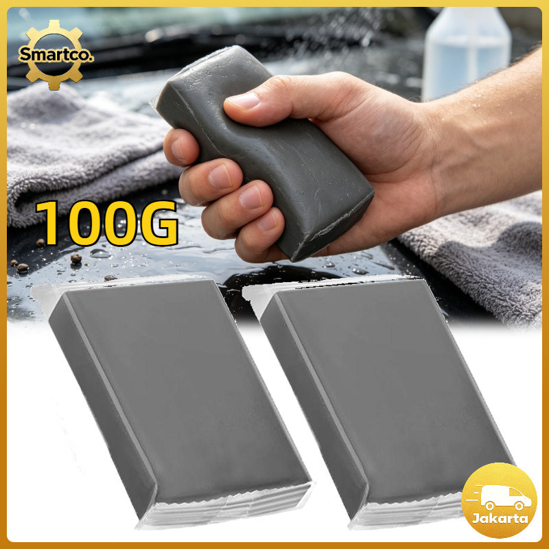 100g Clay Bar Clay Bar Mobil | Clay Bar Agresive | Pembersih Serbaguna Untuk Mobil Motor