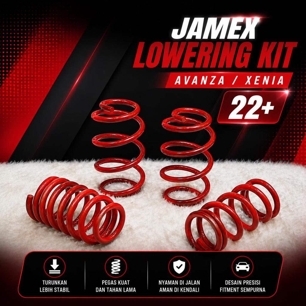 Jamex Per Keong Ceper / Lowering Kit Toyota AVANZA VELOZ (2022+)