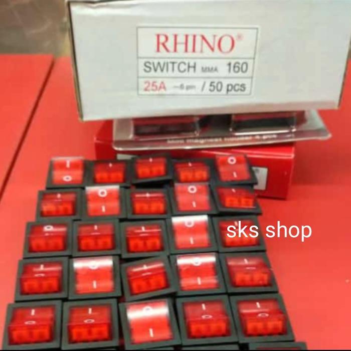 switch travo las Rhino switch saklar mesin las rhino