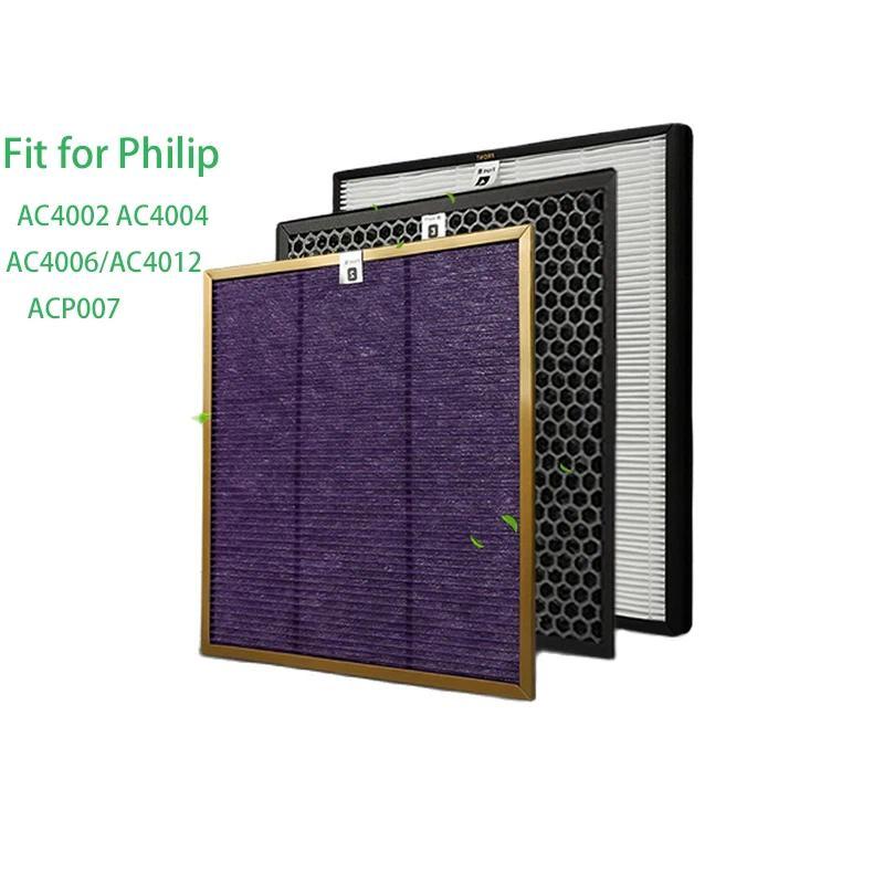 Replacement For HEPA + Carbon Filter + Formaldehyde Filter AC4121 AC4123 AC4124 For Philips AC4002 A