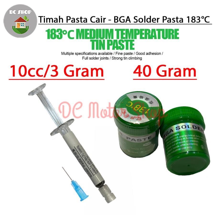TIMAH PASTA - TIMAH CAIR - TIMAH SOLDER PASTA UNTUK MENCETAK KAKI IC