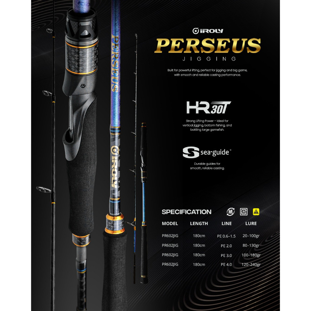 Joran Iroly Perseus 562/602 jigging Rod | NEW 2025
