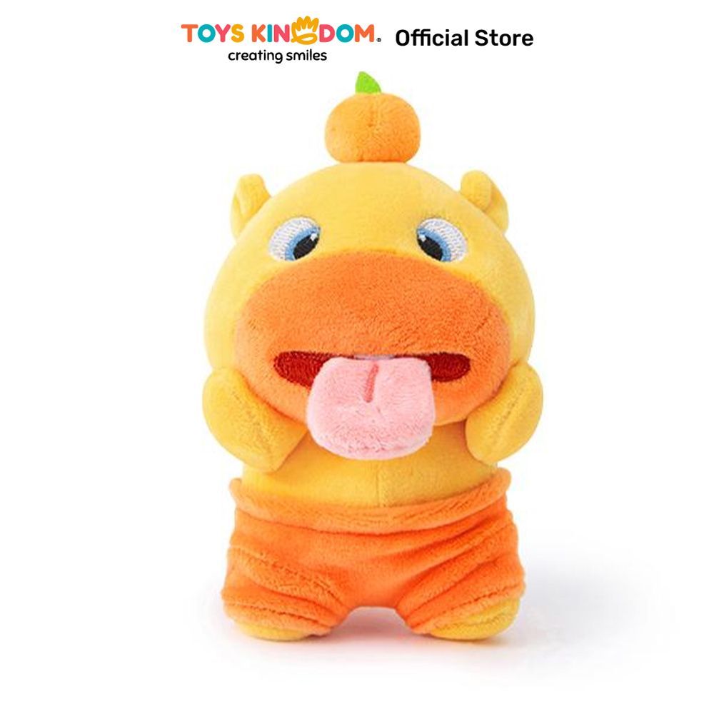 Toys Kingdom Hugs To You Boneka Plush Capylulu Tounge Out - Oranye Stuffed Doll Soft Doll Boneka Kar
