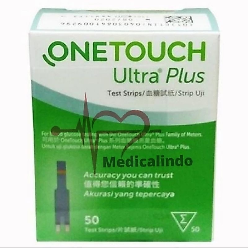 Strip Refill Test Gula Darah Onetouch Ultra Plus Glucose Test Strip