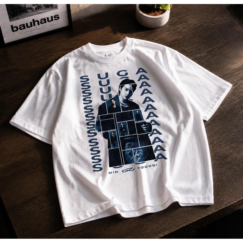 TeezyID - Kaos Member K-Pop BTS SUGA - Kpop BTS Member SUGA T-shirt - SUGA FANS MERCH T-SHIRT -BTS S