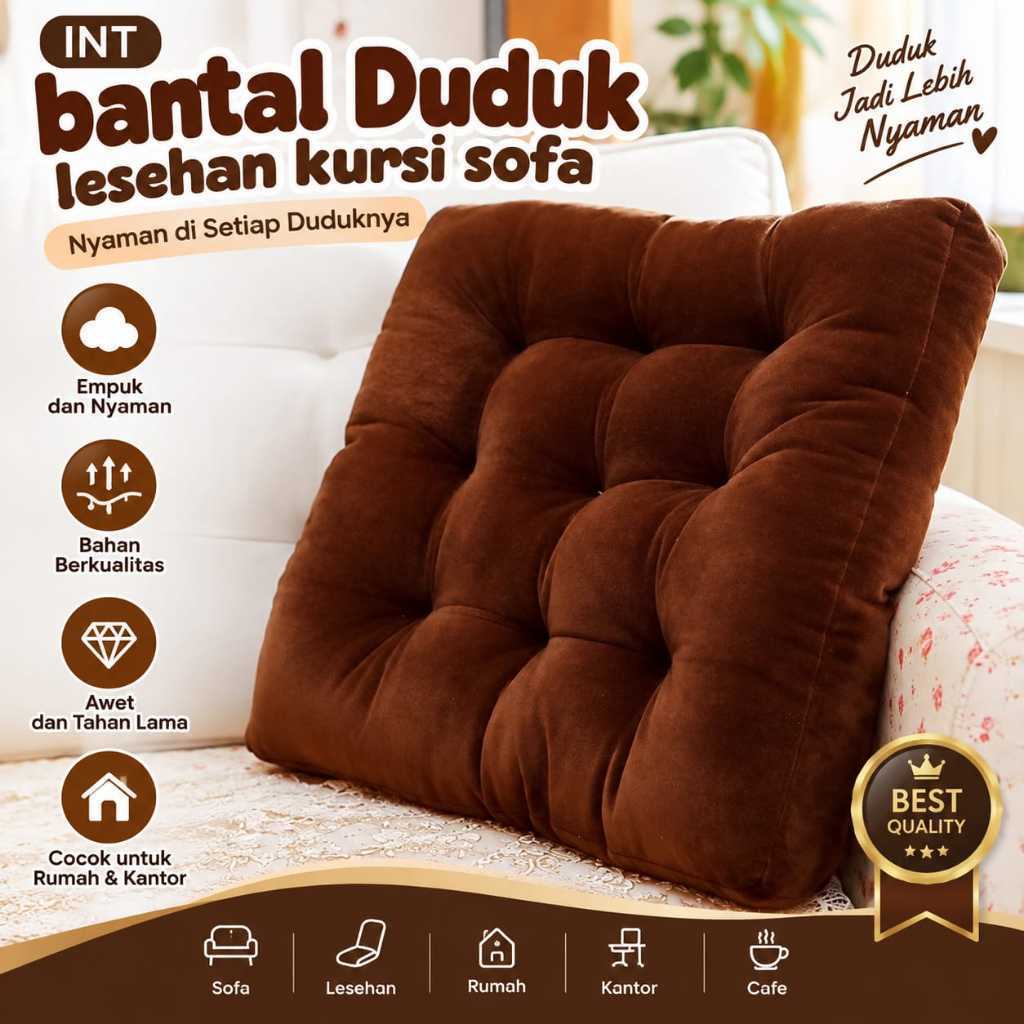 INT BANTAL LESEHAN JUMBO BESAR BIG SIZE 50x50CM / BANTAL SOFA / BANTAL ALAS KURSI / BANTAL DUDUK / B