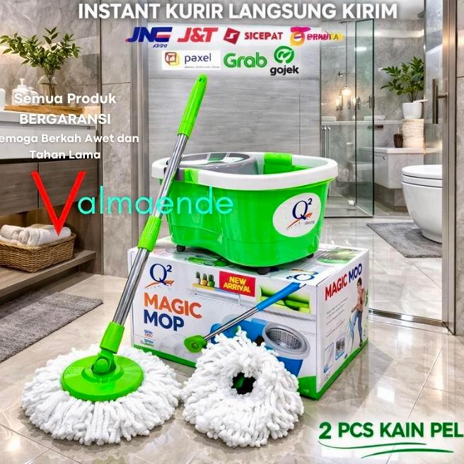 PROMO  Pel Lantai Magic Mop Pembersih Lantai Packing Kardus Bubble Wrap Q2 2623 - hijau Q2 2623