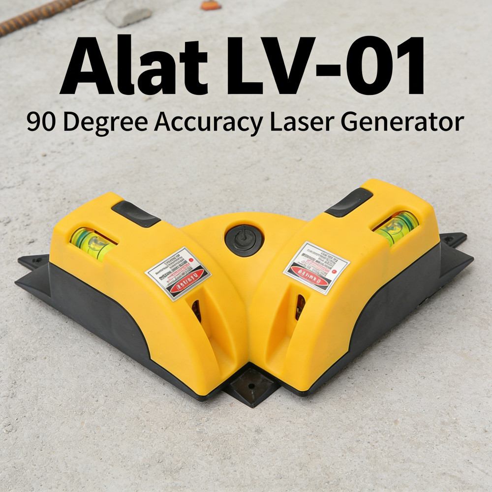 Siku Kelurusan Alat Siku Derajat Leveling 90 Laser
