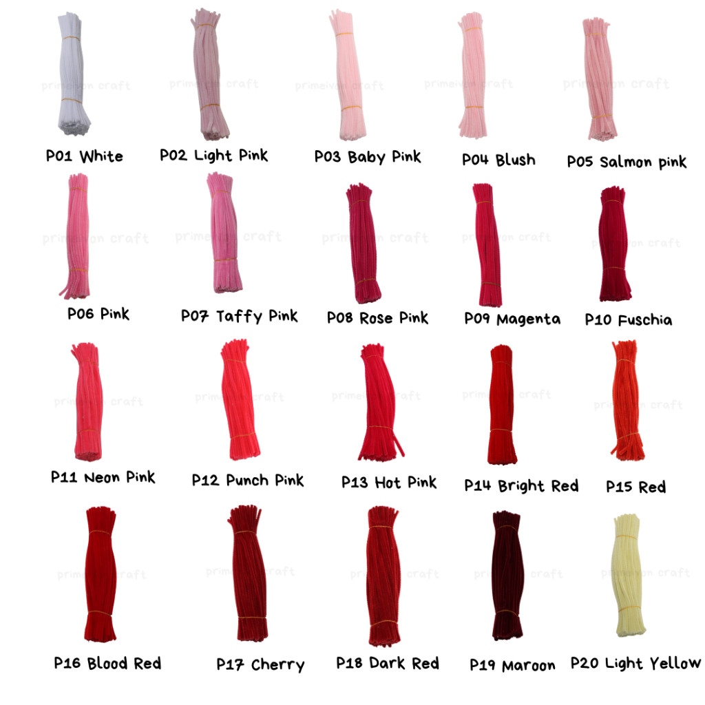 100pcs kawat bulu mercy PREMIUM GEMBUL / pipe cleaner gembul KBL7