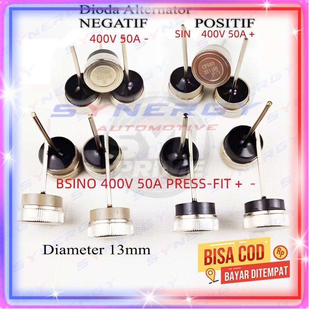 Dioda Dinamo 50A Silikon Alternator Universal Toyota Vios Avanza