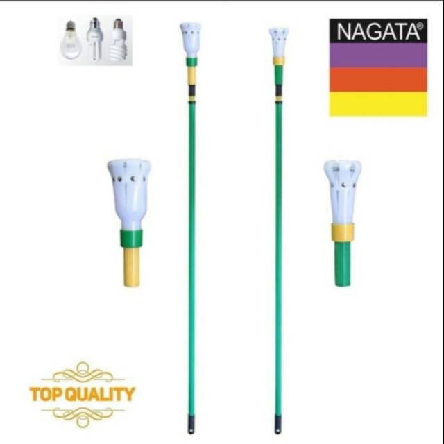 NAGATA TONGKAT PENGGANTI BOHLAM LAMPU / STICK UNTUK PASANG GANTI BOHLAM LED Bulat