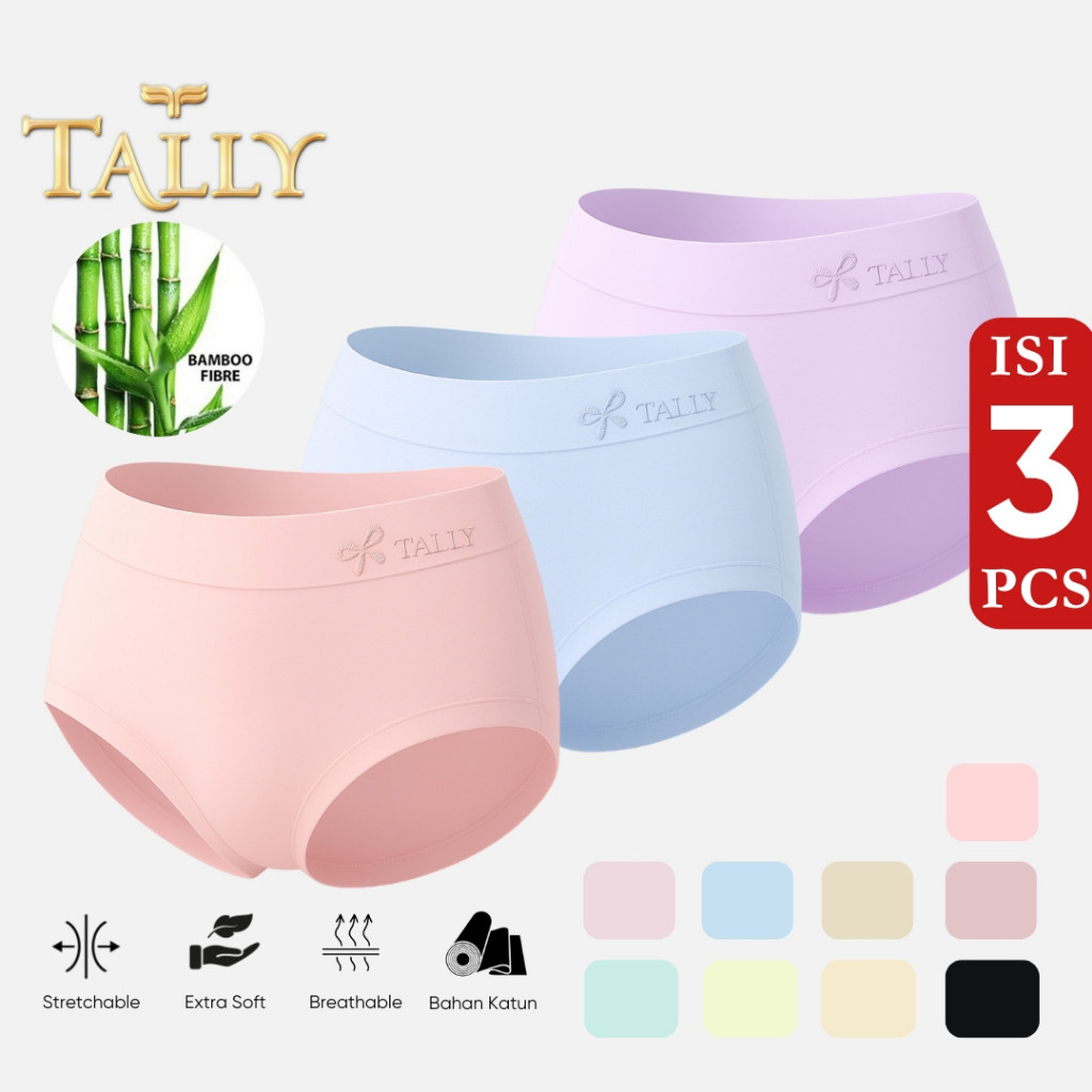 XALISHOP TALLY Sarwendah SALE Paket 3 Pcs Cd 3088 / 1594 / 0737 / 4710 Bahan Katun Bambu Mulai dari 