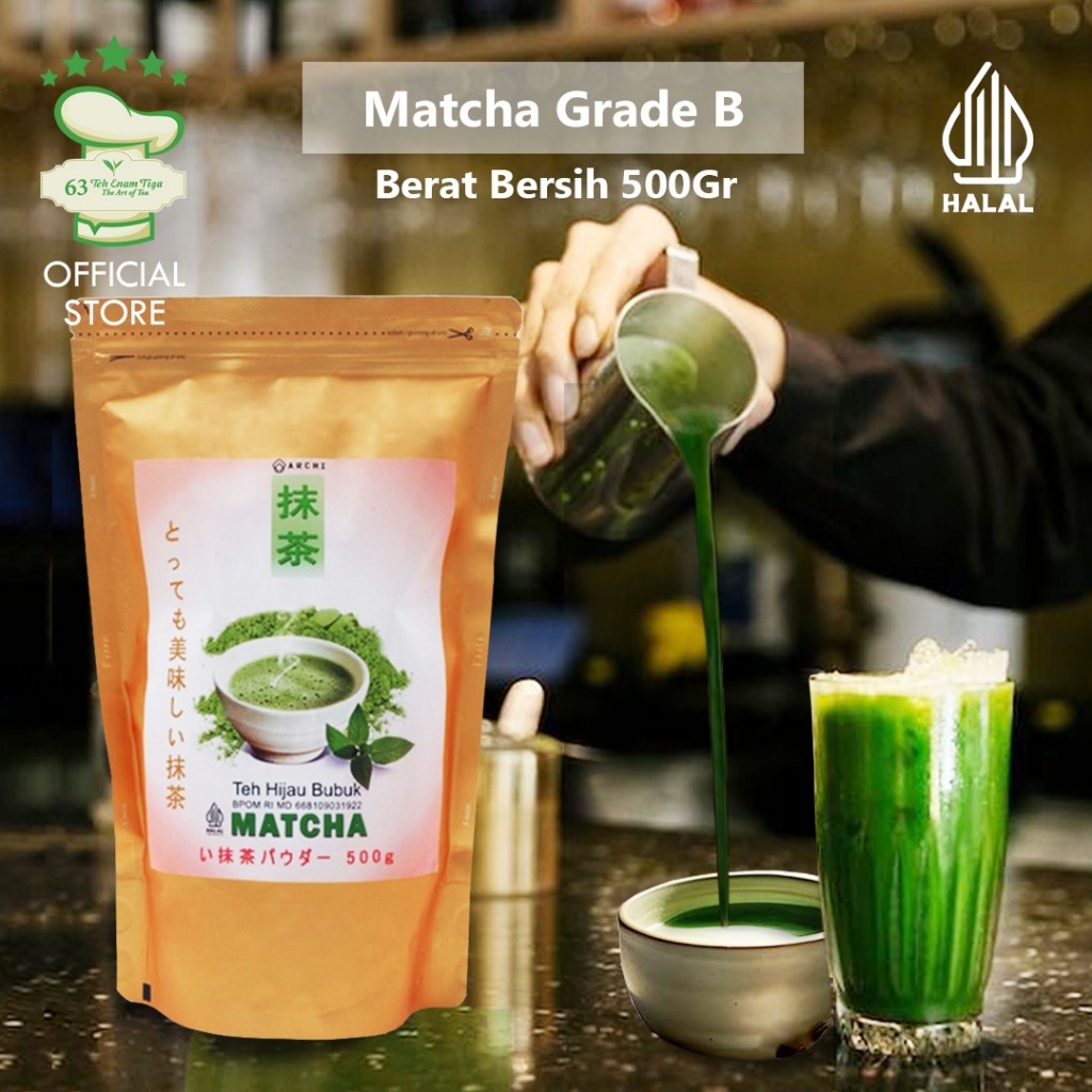 DrinkMate Teh 63 - ARCHI Matcha Grade B 500gr - Food Service