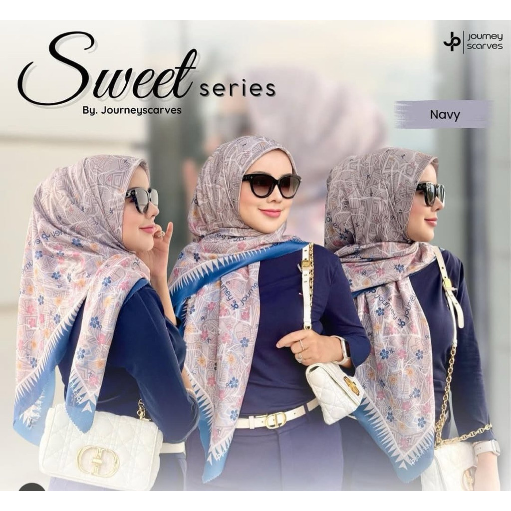 {FREE PIN} JILBAB KW JOURNEY MOTIF SWEET SERIES TERBARU SEPTEMBER BY JOURNEY SCARVES/ JOURNEY MOTIF 