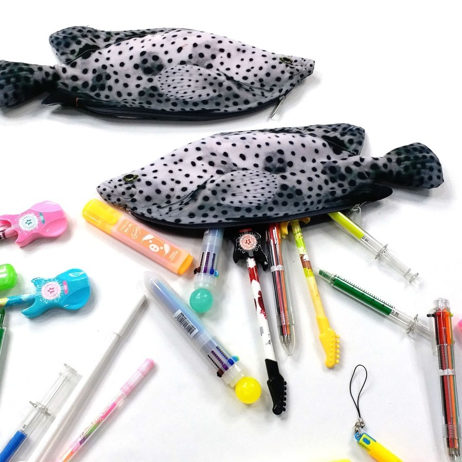 Accessories Terlaris-[ Bongkar Gudang ] Tempat Pensil Ikan Kerapu Bebek buat yang Hobby Mancing