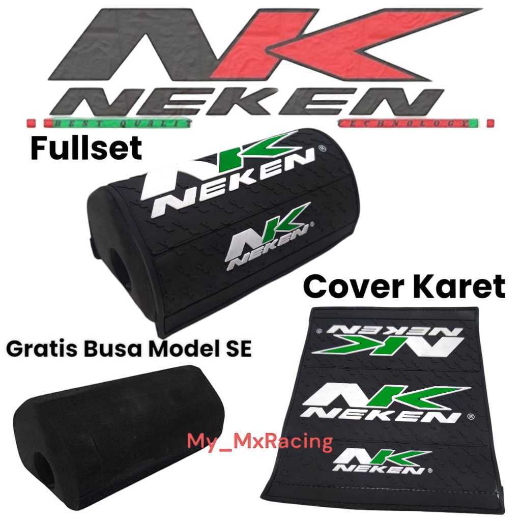 FREE Busa Stang Model SE Cover Karet Nk hitam hijau Logo 3D Barpad Fatbar Busa Stang Trail Cross Sup