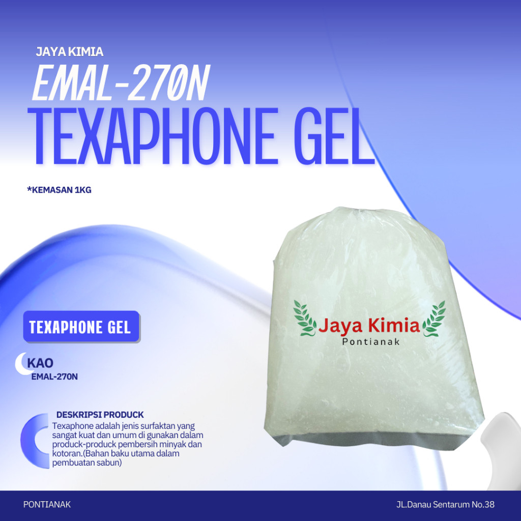junghimarket - EMAL 270N/SLES/BAHAN SABUN/TEXAPONE GEL/KAO /TEXAPONE/texaphone 270N