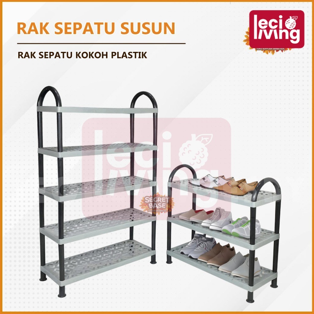 RAK SEPATU SUSUN - Rak Besar / Tempat Sandal / Rak Sepatu Kokoh Plastik