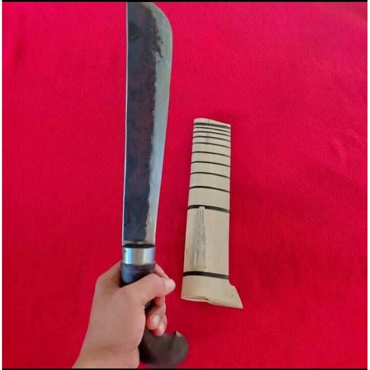 RBK golok daging golok kayu bambu panjang bilah 29cm
