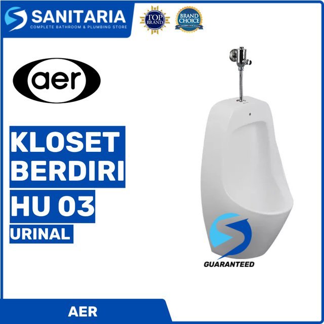 Kloset Berdiri/ Urinoir/ Wall Standing Urinal Hu 03 Aer