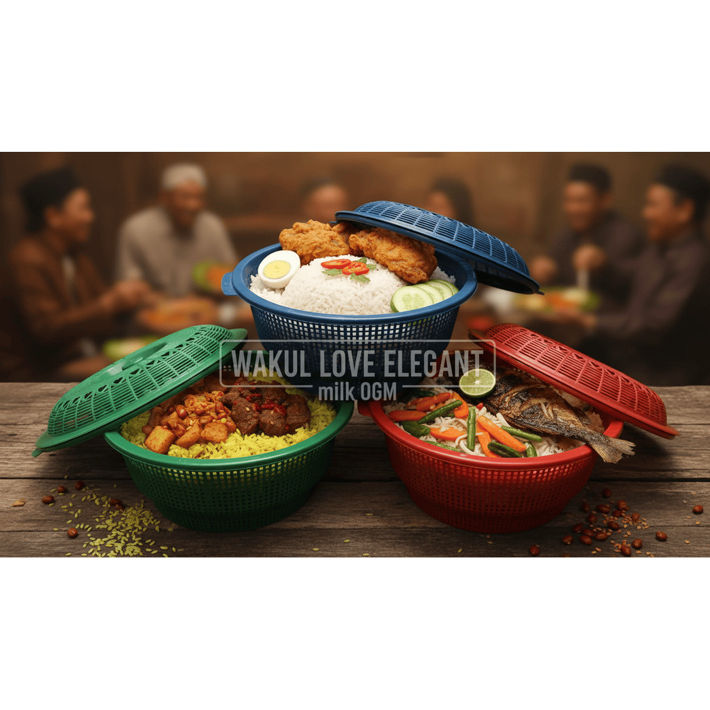 WAKUL TUTUP LOVE SERIES  / Wascom Tutup Love / Wakul Hajatan Tutup Murah / besek plastik