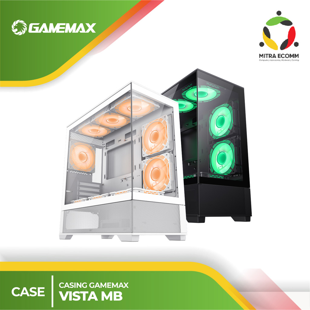 Casing PC Gamemax VISTA Micro ATX PC case Gamemax
