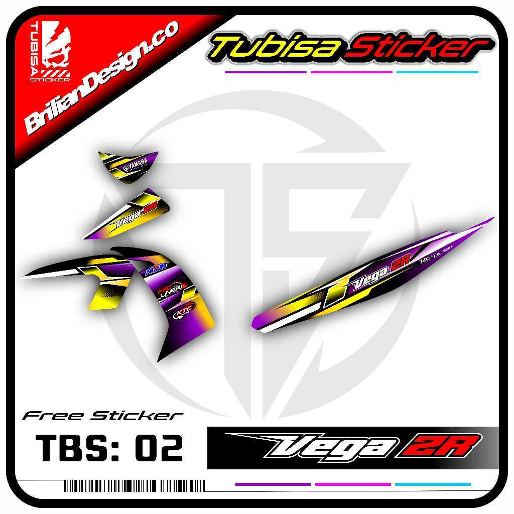 Sticker Striping Vega Zr - Stiker Striping Variasi Motor Vega Zr