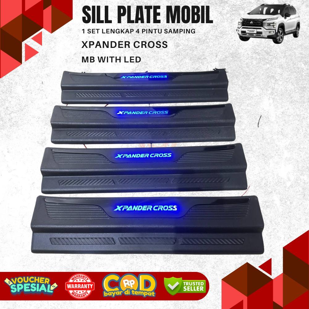 Sillplate Premium Pintu Mobil Xpander Cross, Samping (4 pcs) / Belakang-E172