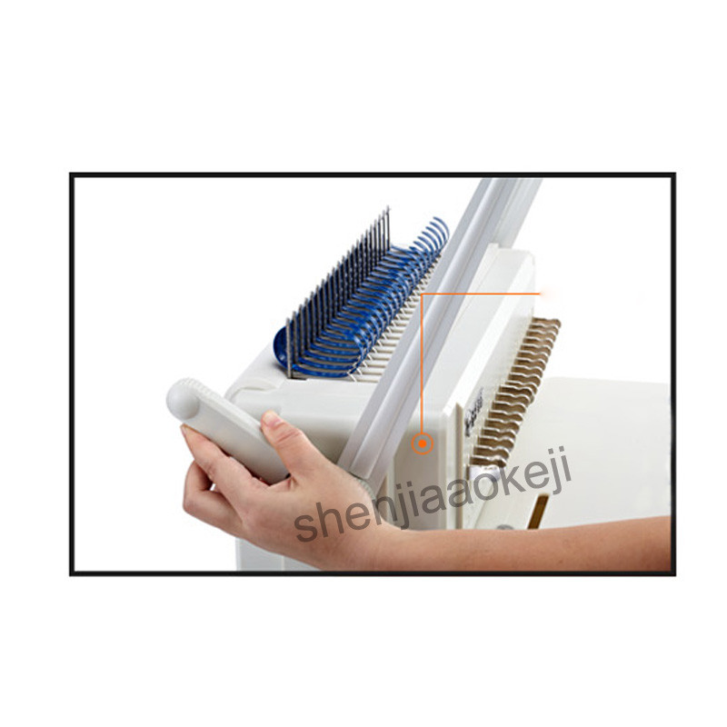manual A4 paper Comb binding machine 25sheets Punch 350sheets binding office document paper rubber r