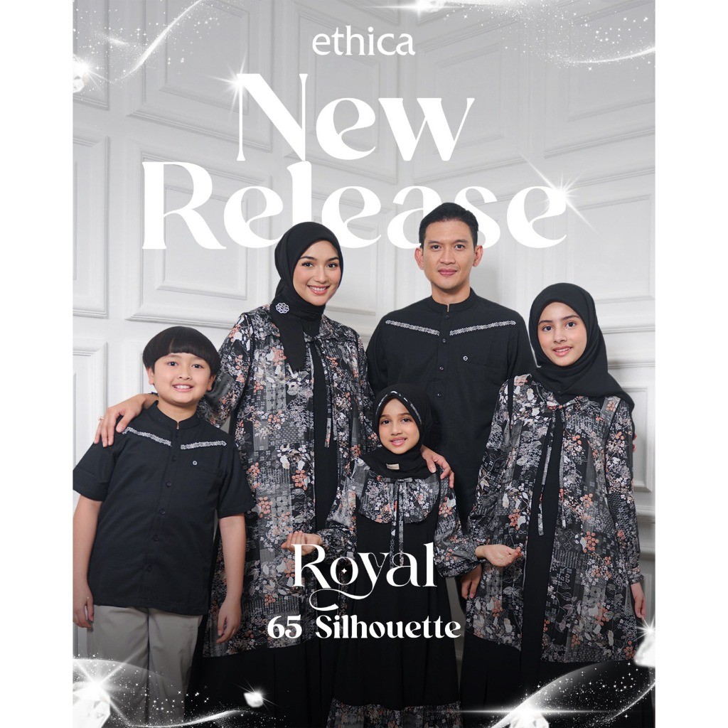 Baju Lebaran Sarimbit Keluarga 2026 | Gamis Couple Muslim | Model Terbaru & Modis Ethica - Sarimbit 
